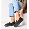 Moteriški slip-on sportbačiai su akutėmis juodi Gabrielle