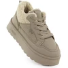 Moteriški sportbačiai su kailiuku Big Star, smėlio spalvos