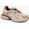 Moteriški sportbačiai su platforma, pilkai smėlio spalvos