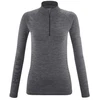 Moteriški termo marškinėliai MILLET Drynamic Warm Zip, grafito