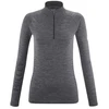 Moteriški termo marškinėliai MILLET Drynamic Warm Zip, grafito