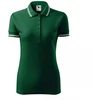Moteriški urban polo marškiniai (tamsiai žali)