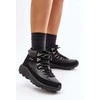 Moteriški užsegami užtrauktuku lengvi batai. Juodos spalvos. Lee Cooper