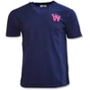 Moteriški Wood Wood Ace T-shirt tamsiai mėlynos - 10235702-2222-Navy