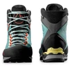 Moteriški žygio batai La Sportiva Trango Tech Leather GTX, žali ir geltoni