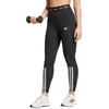 Moteriškos adidas Techfit 3-Stripes 7/8 tamprės, juodos spalvos, IT2272