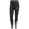 Moteriškos adidas Techfit 3-Stripes 7/8 tamprės, juodos spalvos, IT2272