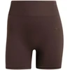 Moteriškos adidas Workout Essentials trikotažinės 4 colių tamprės, rudos, KE5841