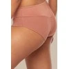 Moteriškos aukšto liemens kelnaitės Kinga Comfort P-861/2, tamsiai rožinės