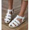 Moteriškos baltos uždaros espadrilės Kleona