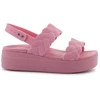 Moteriškos basutės ant platformos Crocs Brooklyn Woven, rožinės