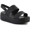 Moteriškos basutės Crocs Brooklyn Low Wedge, juodos