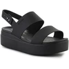 Moteriškos basutės Crocs Brooklyn Low Wedge, juodos