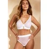 Moteriškos braziliško kirpimo kelnaitės Kinga Lou Light B-1215/2, baltos