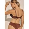 Moteriškos braziliško kirpimo kelnaitės Kinga Praline B-1136/2, rudos