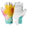 Rockbros S389 Women's Short Shock Absorbing Cycling Gloves L - Multicolor
