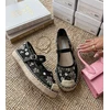 Moteriškos espadrilės Lucille su siuvinėtomis gėlėmis