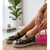 Moteriškos espadrilės Lucille su siuvinėtomis gėlėmis