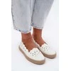 Moteriškos espadrilės Merivelle su gėlių raštu, baltos