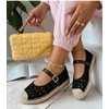 Moteriškos espadrilės su 3 cm platforma