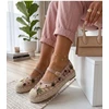 Moteriškos espadrilės su siuvinėtais gėlių motyvais