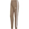 Moteriškos kelnės adidas Essentials 3-Stripes Fleece Slim, smėlio spalvos