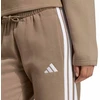 Moteriškos kelnės adidas Essentials 3-Stripes Fleece Slim, smėlio spalvos
