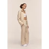 Moteriškos kelnės CASALL Aria Turn Up Straight Jogger, smėlio spalvos