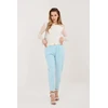 Moteriškos kordurovinės kelnės cigaretiniu kirpimu Italy Moda