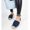 Moteriškos mėlynos espadrilės Sonja