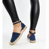Moteriškos mėlynos espadrilės Sonja