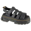 Moteriškos natūralios odos basutės Dr. Martens 3 Strap, juodos