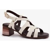 Moteriškos odinės basutės su kulnu Step in style 227908