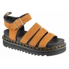 Moteriškos odinės basutės su platforma Dr. Martens Blaire, rudos