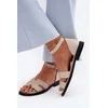 Moteriškos odinės basutės Vinceza 62305, smėlio spalvos