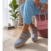 Moteriškos platforminės espadrilės Marcelle, mėlynos