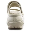 Moteriškos platforminės šlepetės Crocs Mega Crush, kaulo spalvos