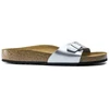Moteriškos šlepetės Birkenstock Madrid Birko-Flor, sidabro spalvos
