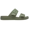 Moteriškos šlepetės Crocs Brooklyn Buckle Low, žalios, 38–39