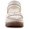 Moteriškos šlepetės Crocs Classic Mega Crush, pilkai rudos