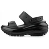 Moteriškos šlepetės Crocs Classic Mega Crush, juodos
