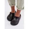 Moteriškos šlepetės iš putų medžiagos Big Star, juoda