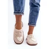 Moteriškos šlepetės su širdelės aplikacija Step in style