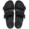 Moteriškos žemo profilio šlepetės Crocs Brooklyn Buckle Low, juodos