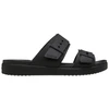 Moteriškos žemo profilio šlepetės Crocs Brooklyn Buckle Low, juodos