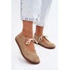 Moteriškos zomšinės barefoot balerinos Zazoo 021, smėlio spalvos