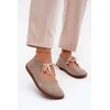 Moteriškos zomšinės barefoot balerinos Zazoo 021 Cappuccino