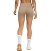 Moterų adidas Workout Essentials 4 colių smėlio spalvos šortai JX3926