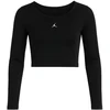 Moterų Air Jordan Core ilgomis rankovėmis sportinis viršus - DQ4465-010