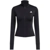 Moterų džemperis su užtrauktuku adidas Optime Essentials, juodas, JM9185